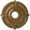 Ekena Millwork Attica Ceiling Medallion (Fits Canopies up to 5"), Hand-Painted Pale Gold, 18"OD x 4"ID x 5/8"P CM18ATPAS - alternate 1